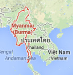 mapa Myanmar Mapa Myanmar